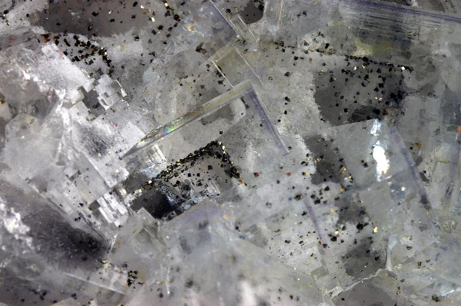 FLUORITA transparente detalle cristal 3 cm - mina La Viesca - La Collada