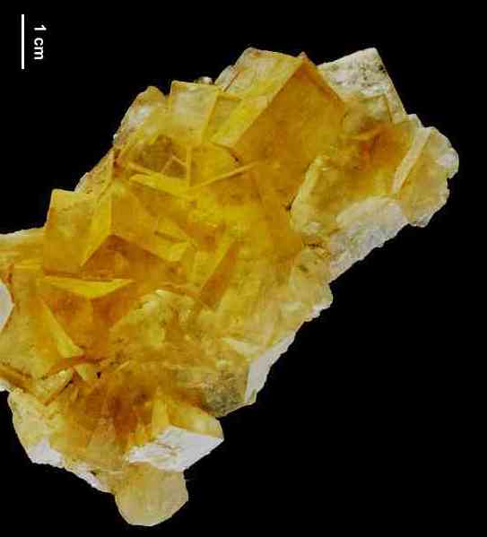 FLUORITA amarilla de mina Moscona - Solis