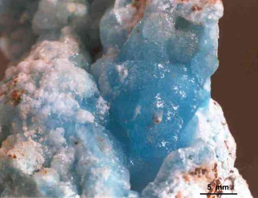 HEMIMORFITA azul de mina Antonina de Toral de los Vados