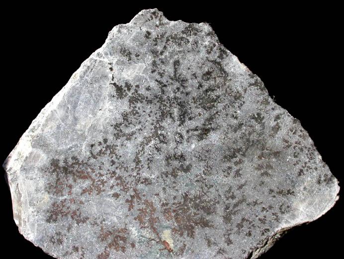 PLATA nativa pieza de 14 x 11 cm. de Cobalt Ontario